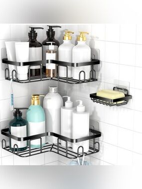 Moforoco Corner Shower Caddy Shelf Organizer Rack